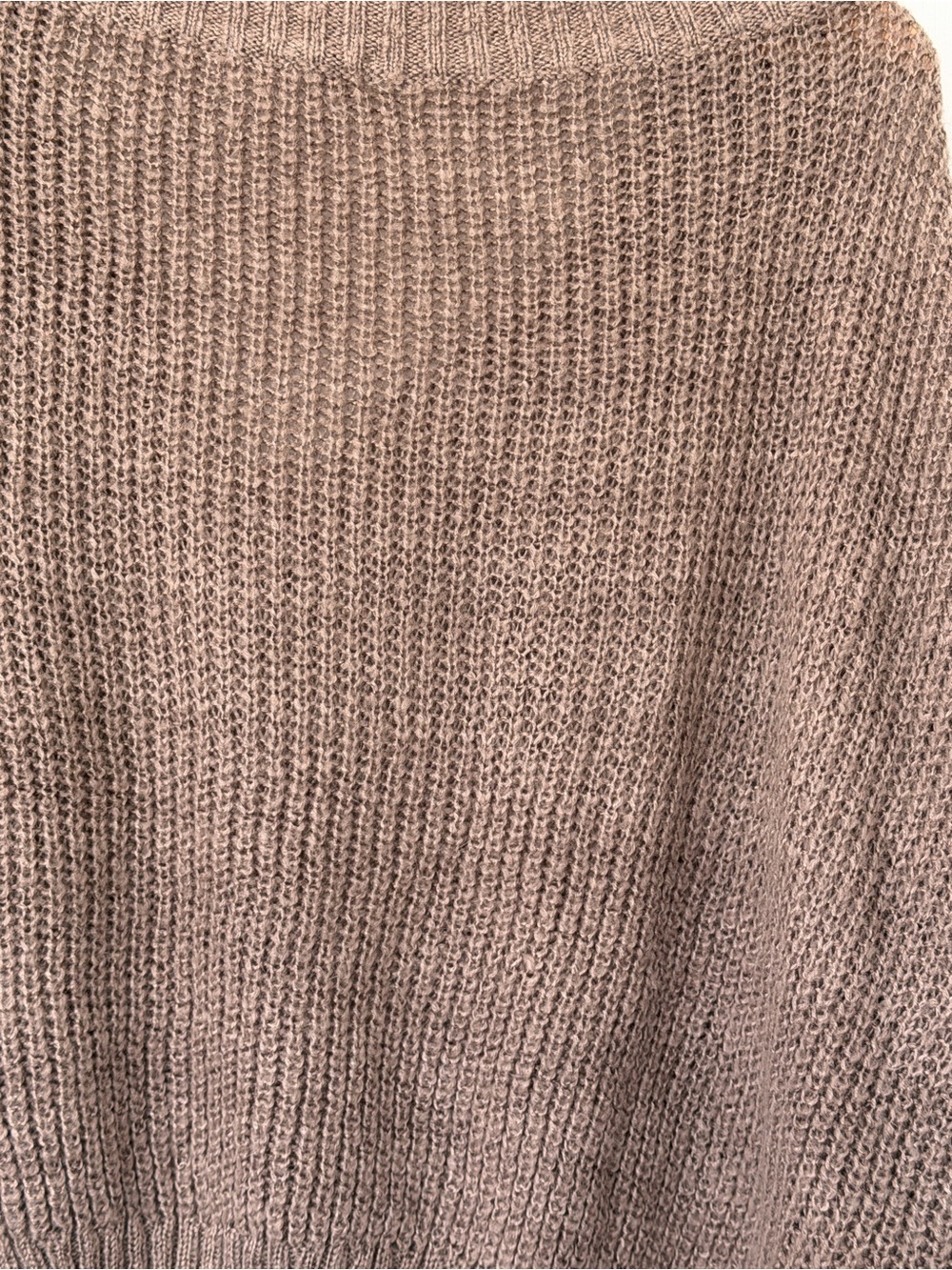 Cozy Taupe Cowl Neck Sweater - Picture 7 of 8
